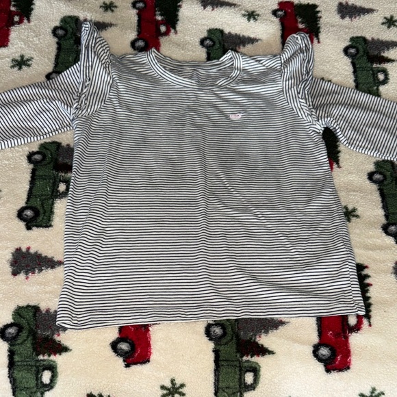 Vineyard Vines Other - Vineyard Vines Striped Kids Shirt with Ruffle Sleeves